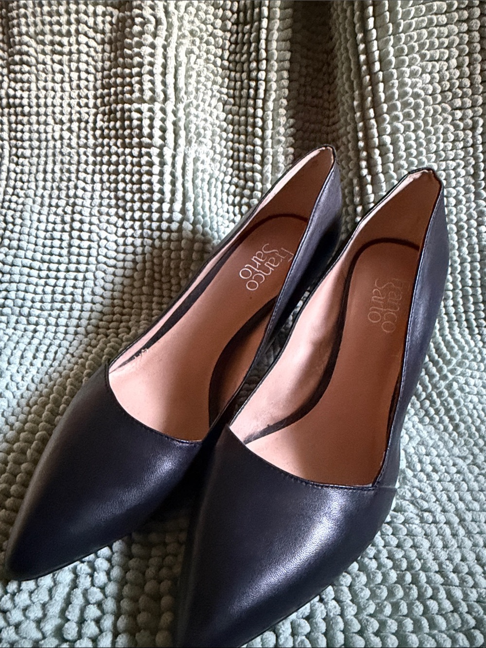 SARTO By Franco Sarto Black Pointed-Toe Women's Heels